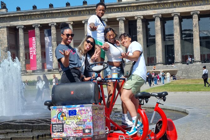 Beer Bike & Party Bike Highlights Berlin City Tour including pick-up - Soviet tanks and Berlin’s divided past