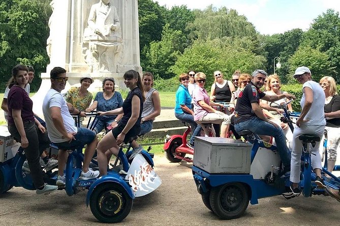 Beer Bike & Party Bike Highlights Berlin City Tour including pick-up - Potsdamer Platz and the rebuilt center