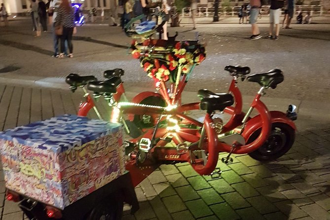 Beer Bike & Party Bike Highlights Berlin City Tour including pick-up - Nazi history at the Topography of Terror