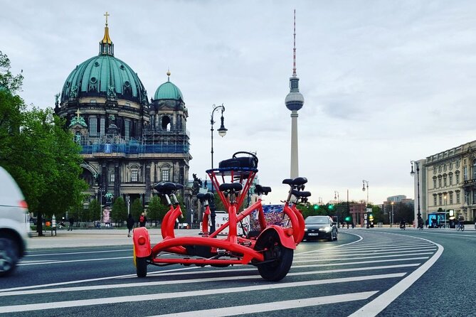 Beer Bike & Party Bike Highlights Berlin City Tour including pick-up - Reichstag and the government district