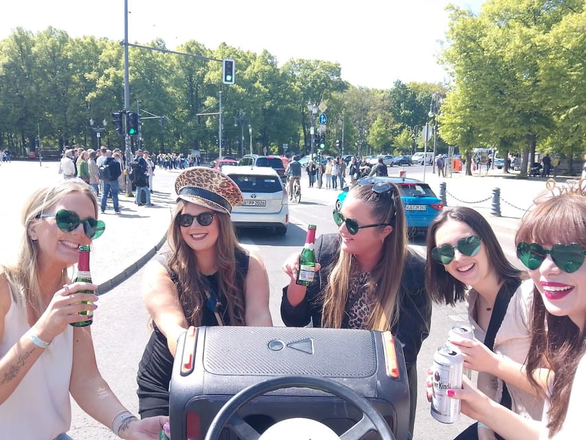 Beer Bike & Party Bike: Unforgettable Berlin City Tour incl. pickup - Brandenburg Gate and the Reichstag set the tone