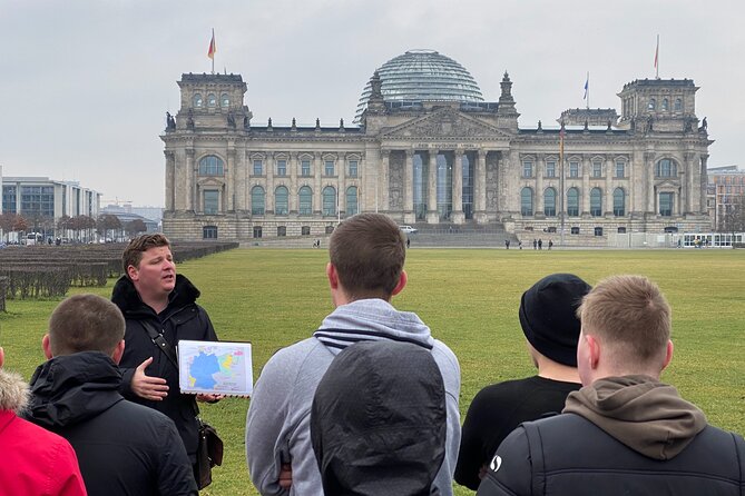 Berlin Battlefield Tour - Operation Berlin 1945 (Small Group) - The Reichstag and the banner that signaled the end