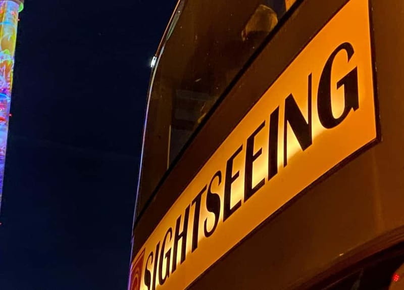 Berlin: Bus Tour by Night with Live Commentary - Alexanderplatz, the Red Town Hall, and the World Clock