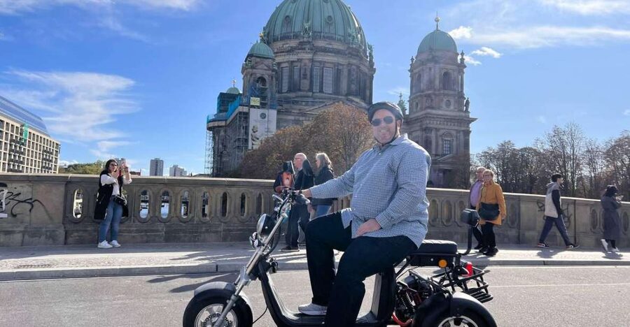 Berlin City: 2 Hour Guided Fat Tire E-Scooter Tour - Key points to know before you book