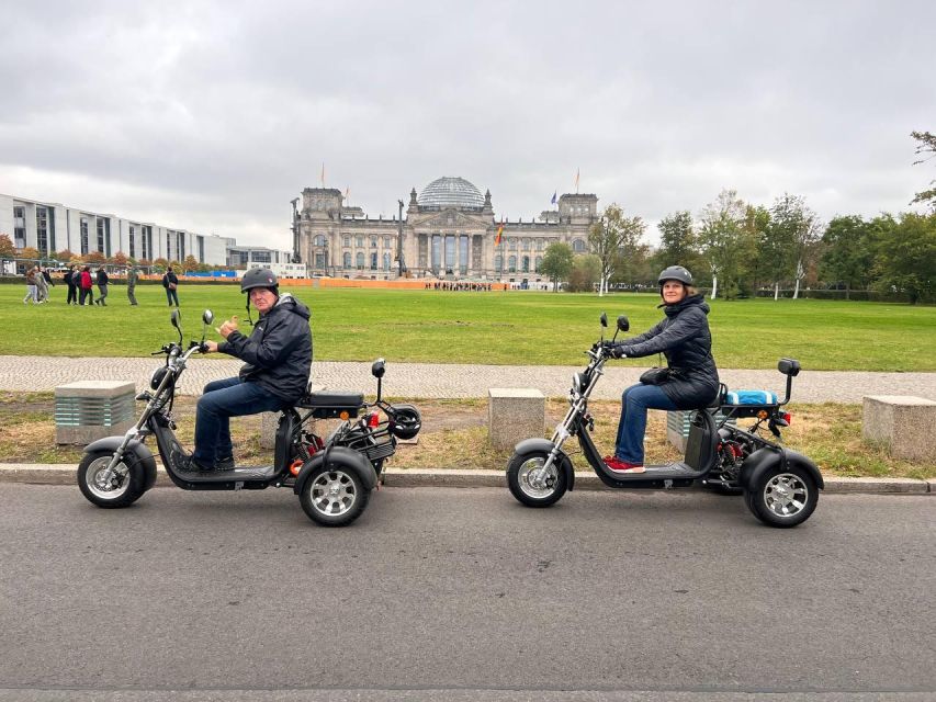 Berlin City: 2 Hour Guided Fat Tire E-Scooter Tour - Brandenburg Gate and the Reichstag