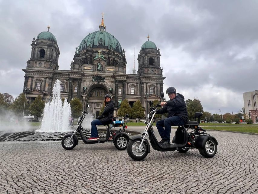 Berlin City: 2 Hour Guided Fat Tire E-Scooter Tour - Checkpoint Charlie and the Berlin Wall story