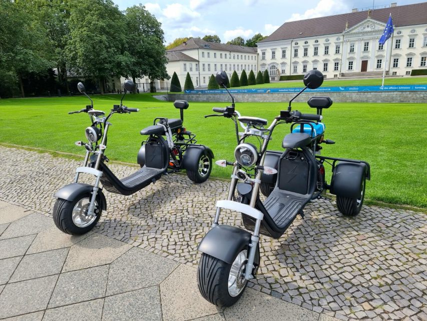 Berlin City: 2 Hour Guided Fat Tire E-Scooter Tour - Guide commentary and the human pace of a small group