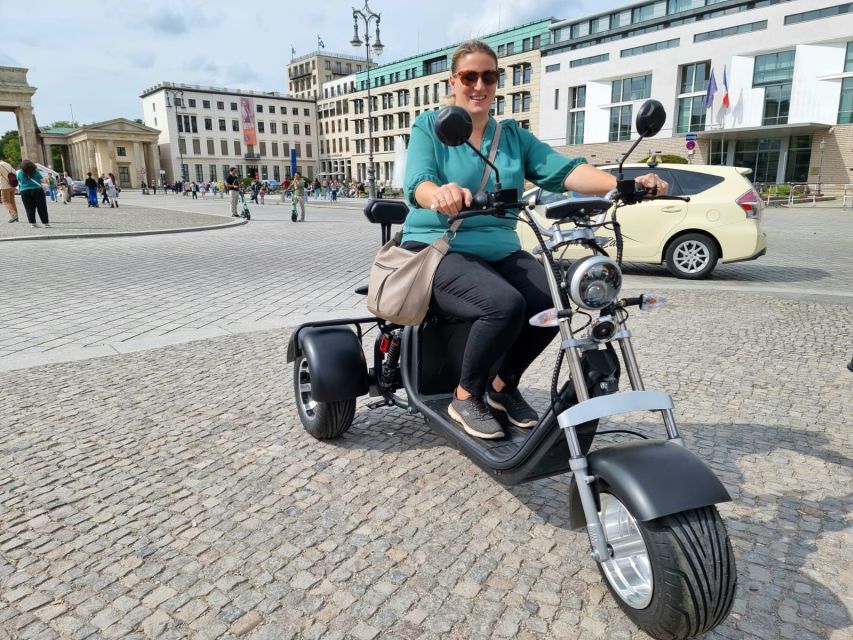 Berlin City: 2 Hour Guided Fat Tire E-Scooter Tour - What $65 buys you in practical terms