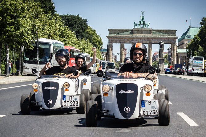 Berlin City Tour in a Mini Hotrod - Traffic, delays, and safety