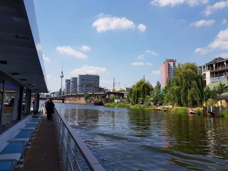 Berlin: East Side Gallery Spree Cruise in a Solar Catamaran - Meeting the boat at Jannowitzbrücke