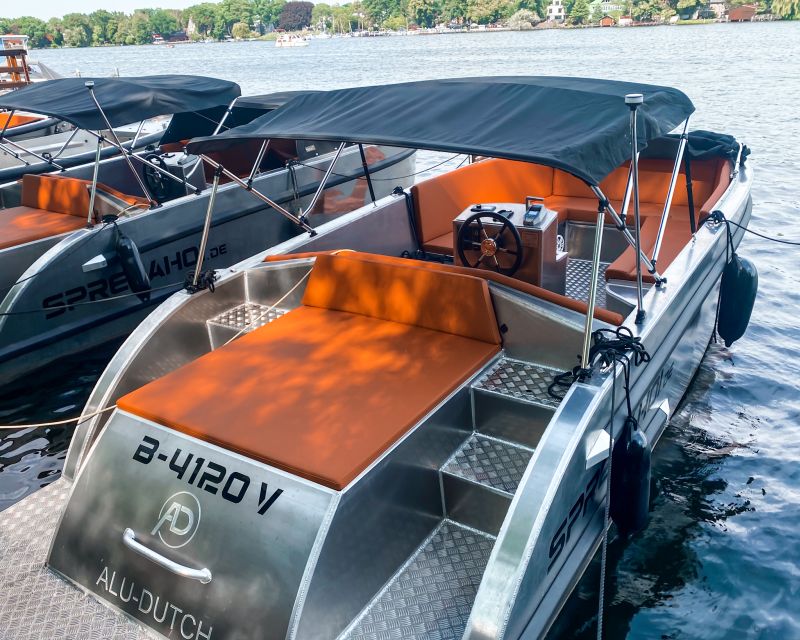 Berlin: Electric Boat Rental for self-driving 2 hrs - The Small Details That Make It Comfortable