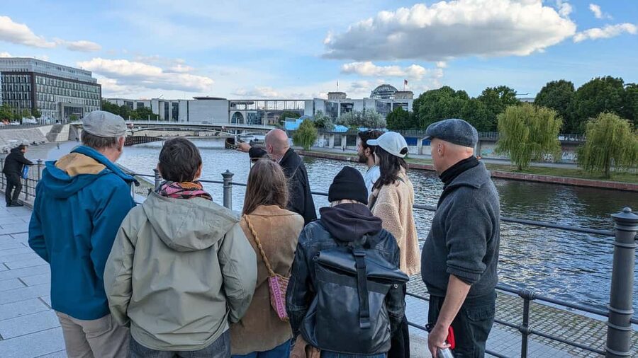 Berlin: Government Quarter Tour and Reichstag Dome Visit - The Reichstag entrance and security process