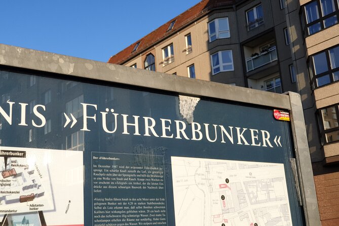 Berlin History Walking Tour with a French-Speaking Guide - The former Führerbunker site and the problem of remembering