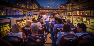 Live-Guided Evening Sightseeing Tour by Open-top Bus