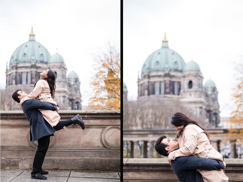 Berlin Love Story: Surprise Proposal Photography Session - Portraits after the question