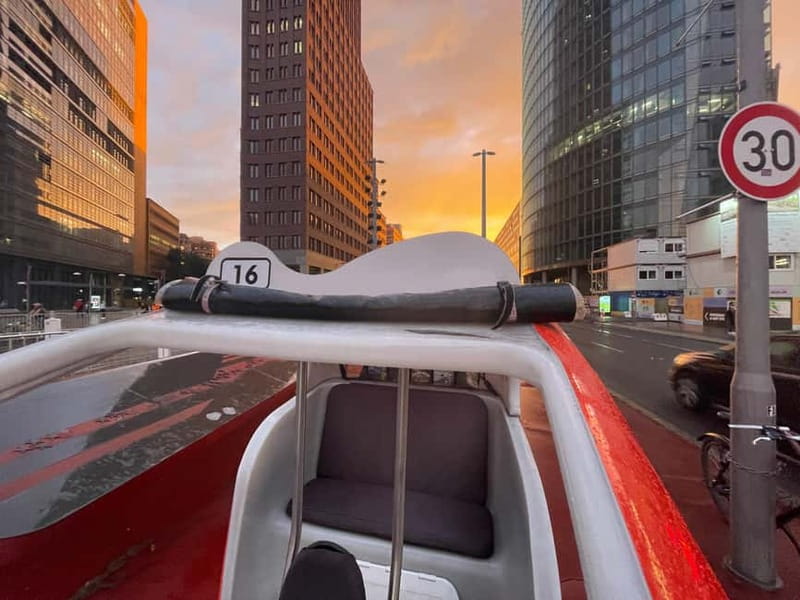 Berlin: Private Sightseeing Tour in an E-Rickshaw - Alexanderplatz and the World Time Clock