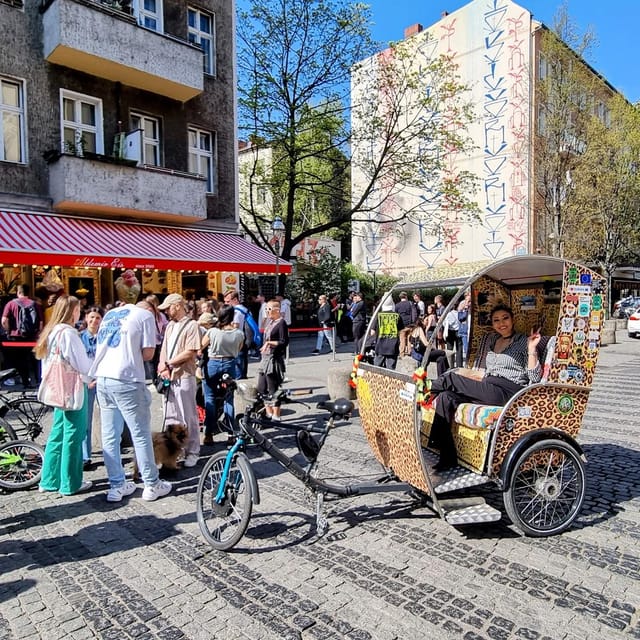 Berlin Rickshaw Tour -2 hours & hotel pickup - groups up to 16 people - Comfort, language, and value at $100 per person