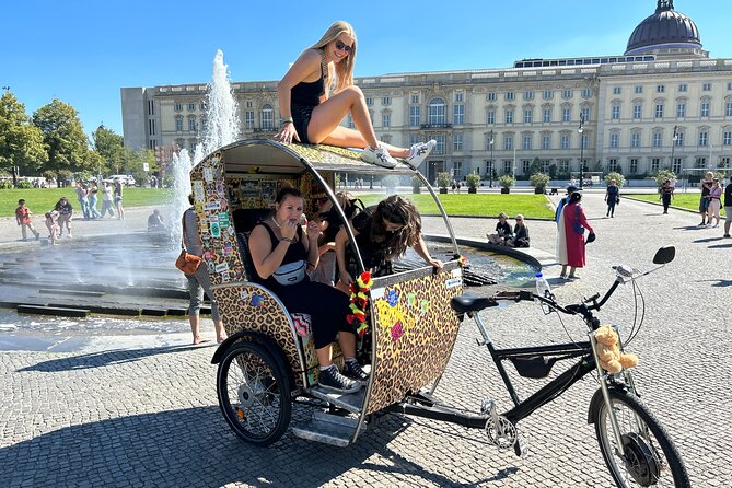 Berlin Rickshaw Tours Historical & Photo City Tour 120min - Sightseeing - West Berlin at Kaiser Wilhelm Memorial Church