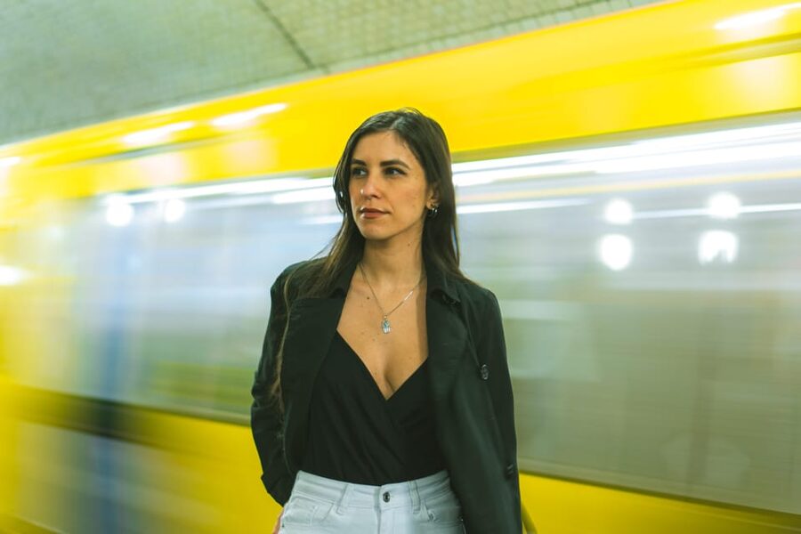 Berlin U Bahn Cinematic Photography Tour - A 30-minute session with Annika