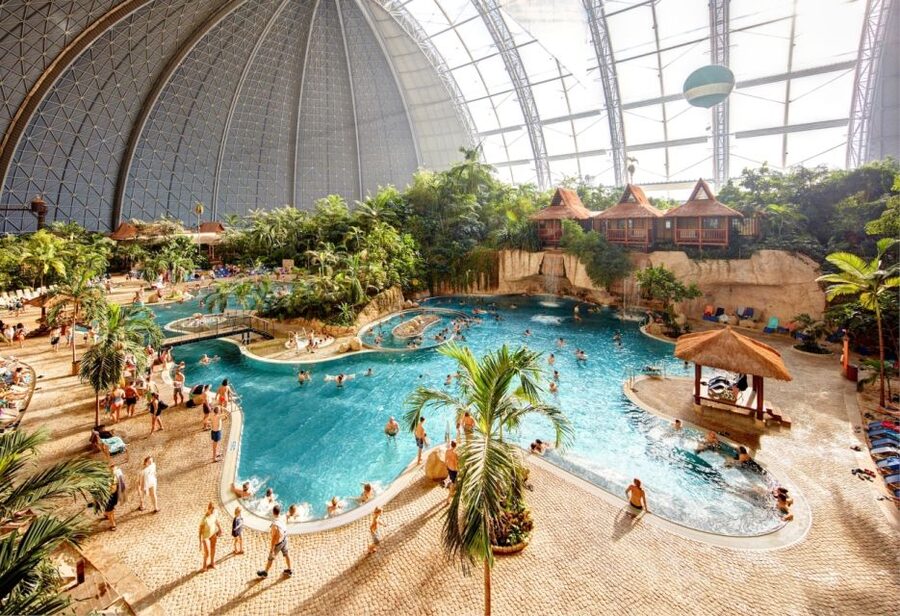 Brandenburg: Tropical Islands Resort Day Ticket - JUNGLE Splash and Tropino Club for younger children
