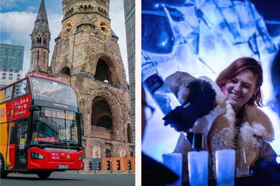 City Sightseeing Berlin: HOHO Bus - All Lines (A+B) & Icebar - Key points at a glance