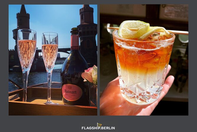 Evening aperitif tour aboard the motor yacht Fitzgerald - Berliner Dom and the first moments on the water