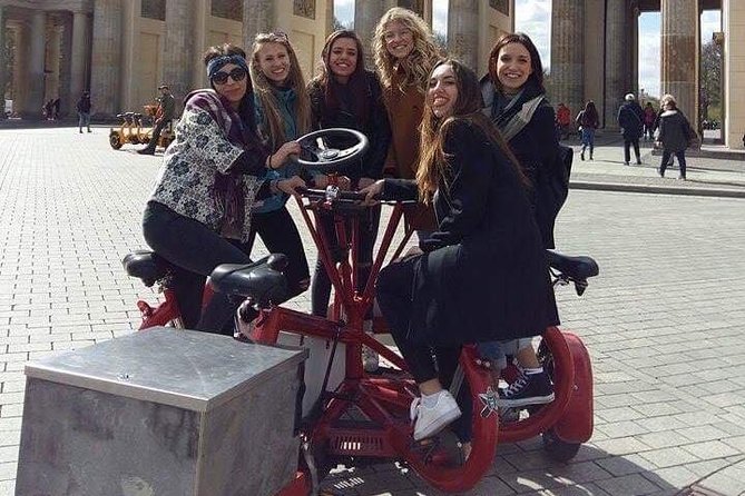 Jetbike Berlin fun bike beer bike - The guide can make or break the ride