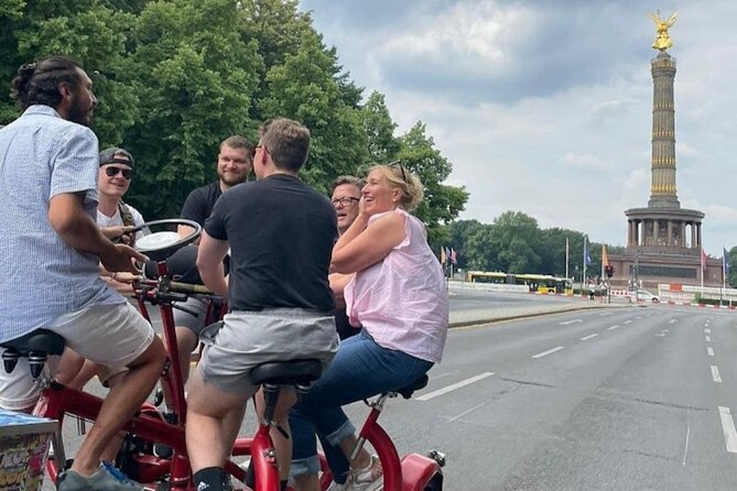Party and Beer Bike Private Sightseeing Tour Berlin with Pick-up - What Berlin looks like from a party bike