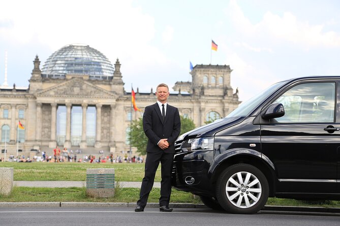 The Best Private Berlin Tour with a Car, Tour Guide and Pick up - The Holocaust Memorial and the Fuhrerbunker site